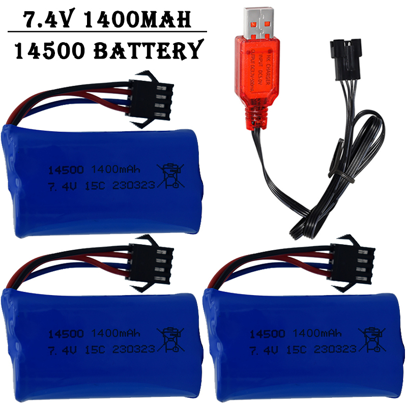 7.4V 1400mAh 14500 lithium-ion - Drone Battery Li-Ion incelemesi ve fiyatı