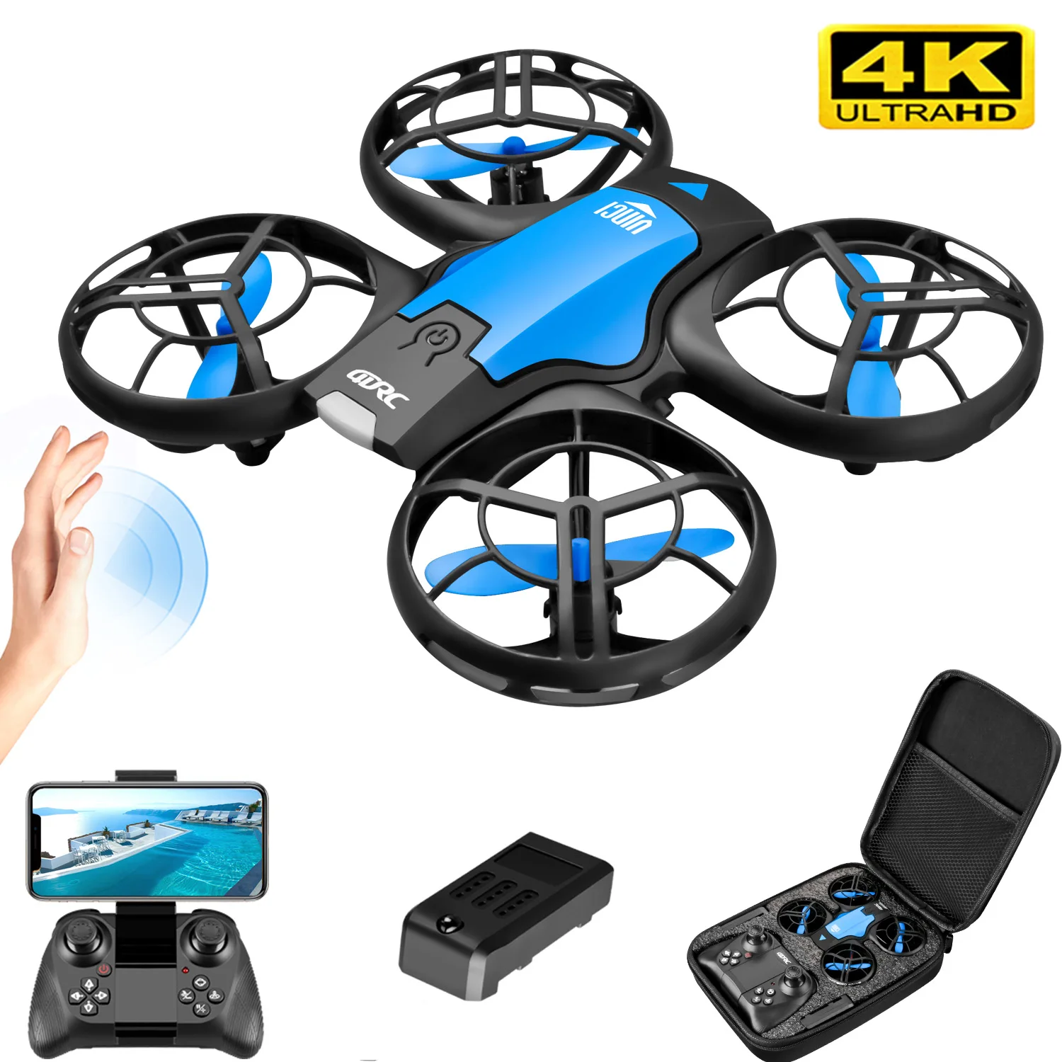 V8 New Mini Drone 4K Professio - Drone Battery Box incelemesi ve fiyatı