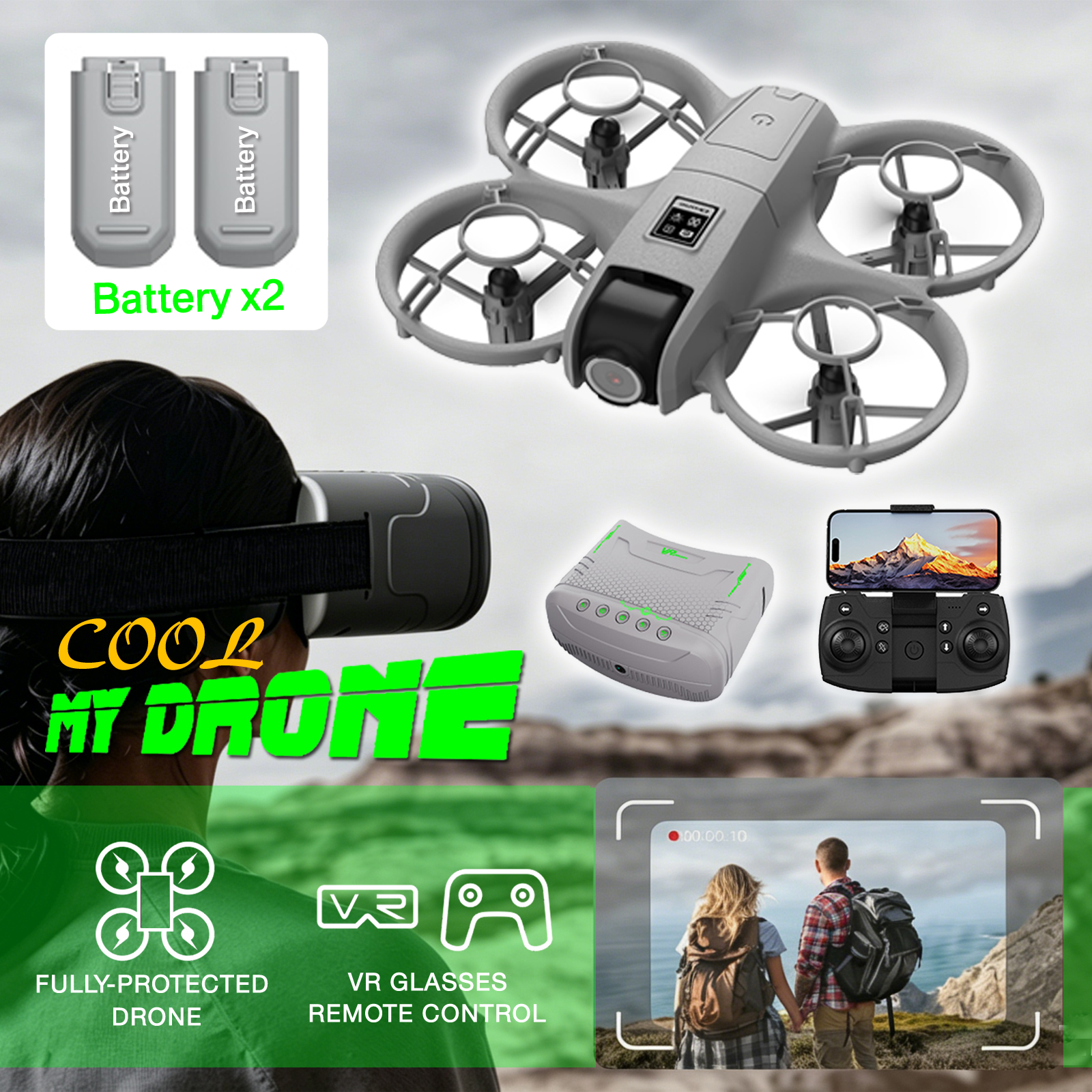 Mini Drone That Is Easy For Be - Drone Battery Case incelemesi ve fiyatı