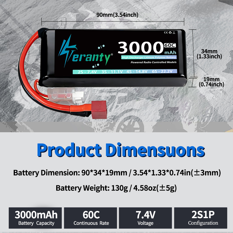 TERANTY 2S 3000mAh Lipo Batter - Drone Battery Lipo incelemesi ve fiyatı