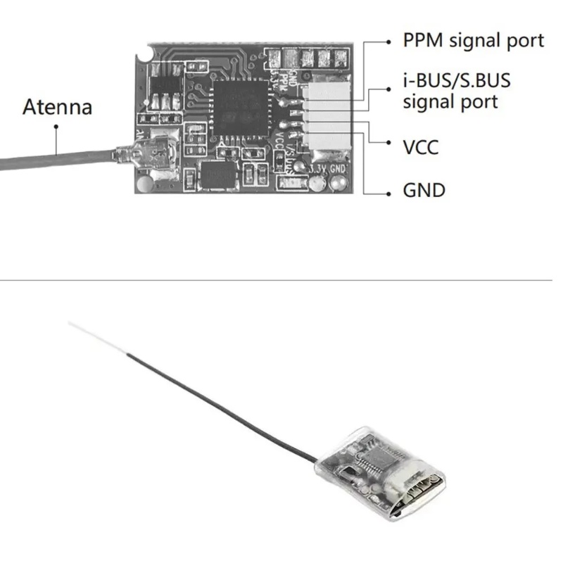 Flysky FS-8A 8CH 18CH Mini Rec - Drone Battery Plate incelemesi ve fiyatı
