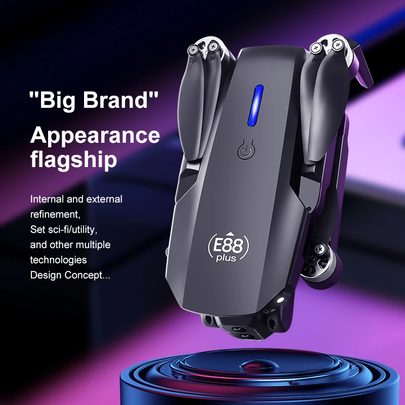 New E88 Plus Quadcopter Drone: - Drone Battery Case incelemesi ve fiyatı