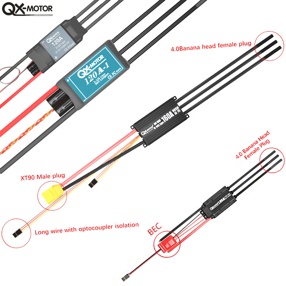 QX-MOTOR Brushless ESC series  - Drone Battery Plate incelemesi ve fiyatı