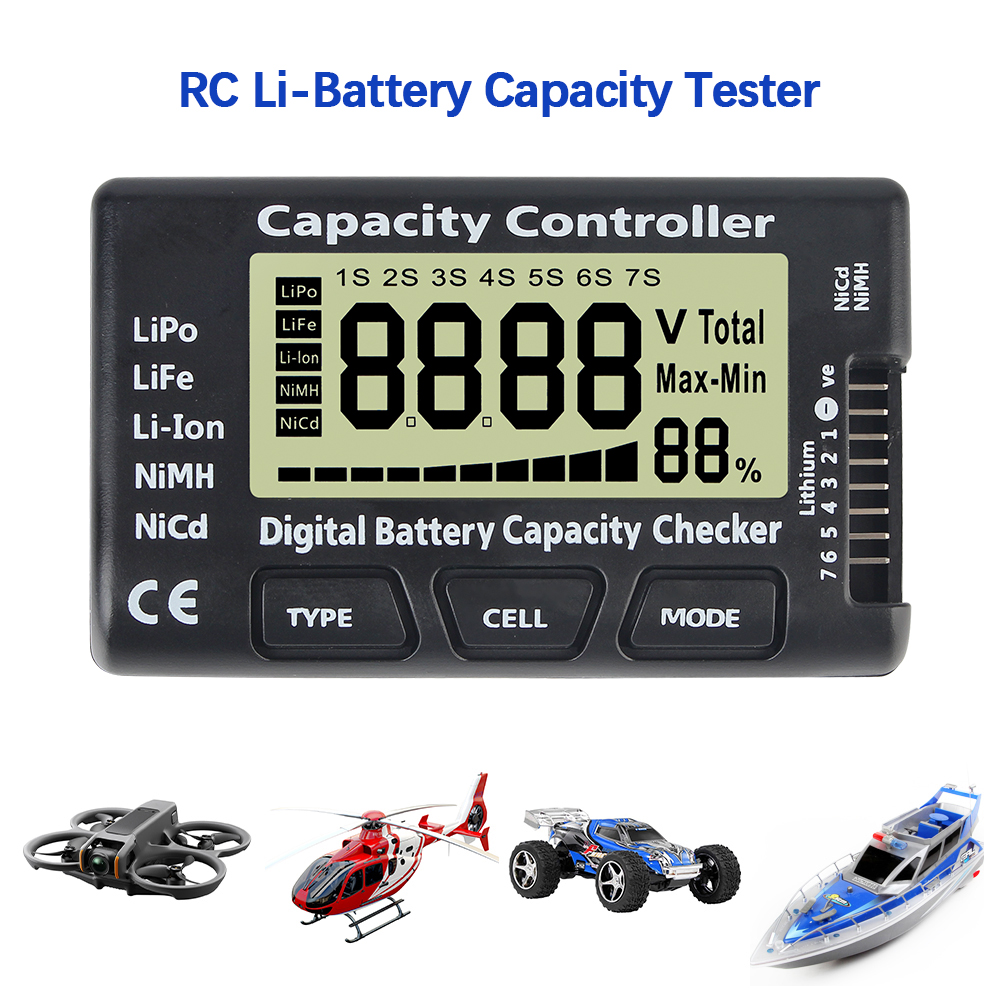 For Li-ion LiFe Nimh Nicd Lipo - Drone Battery Voltage Checker incelemesi ve fiyatı