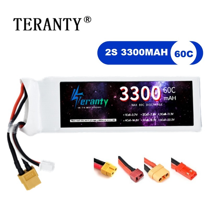 2S 7.4V LiPo Battery 3300mAh 6 - Drone Battery Connector incelemesi ve fiyatı