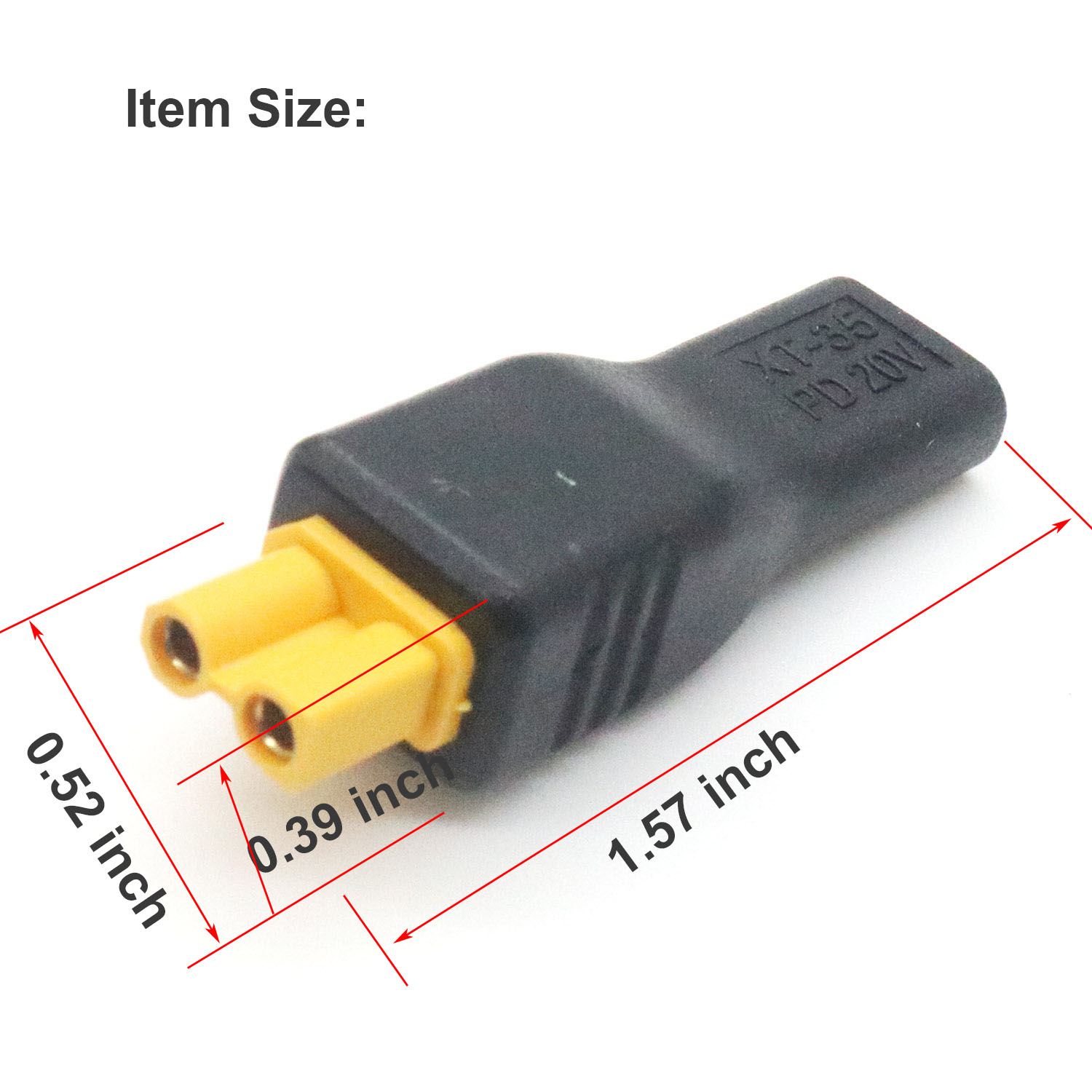 1pc USB Type C Female Input to - Drone Battery Connector incelemesi ve fiyatı