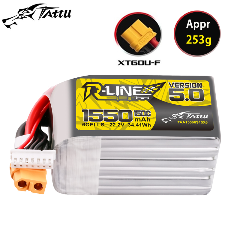 TATTU-R-LINE 5.0 22.2V 1550mAh - Drone Battery 6S incelemesi ve fiyatı