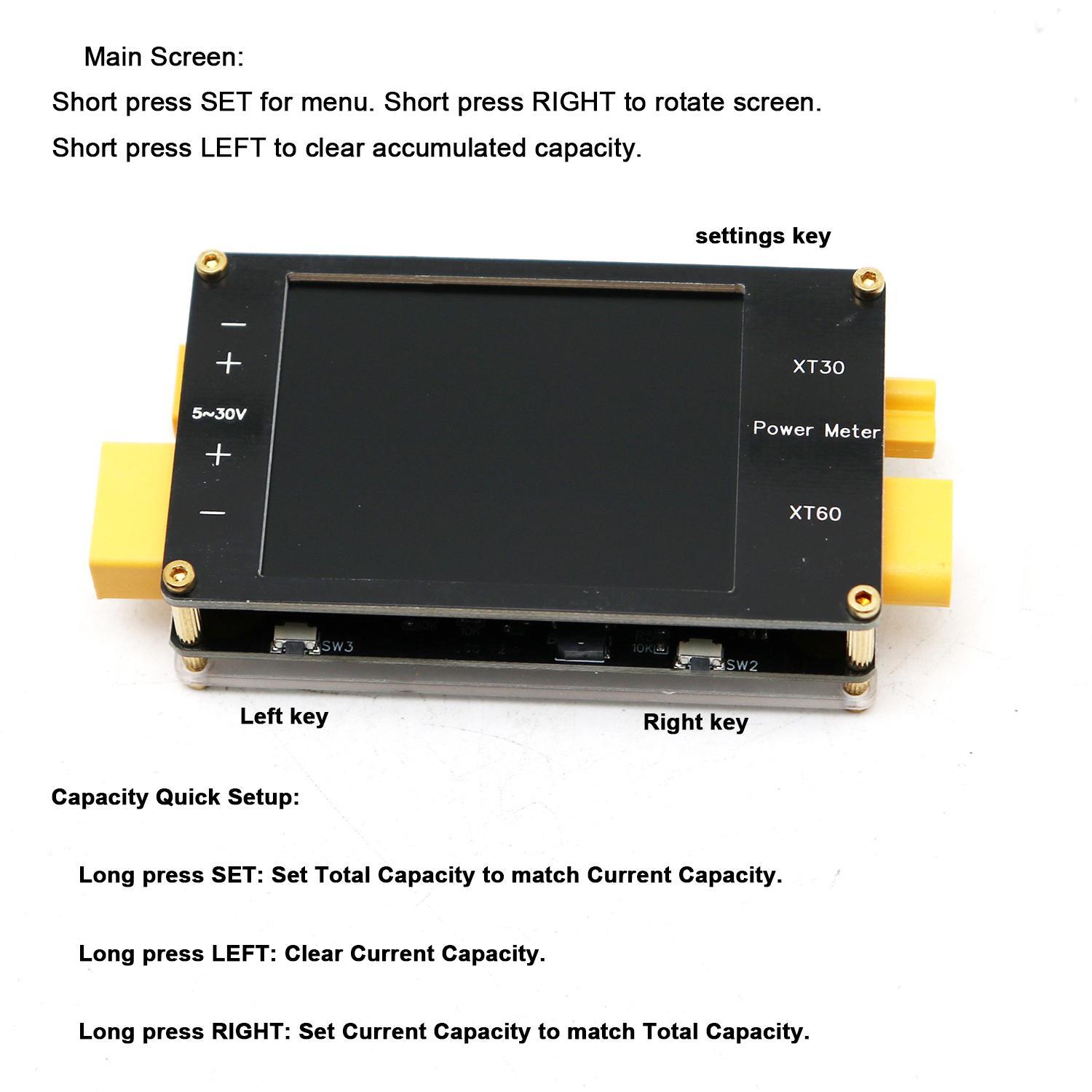 2.4Inch Display Power Meter XT - Drone Battery Voltage Checker incelemesi ve fiyatı