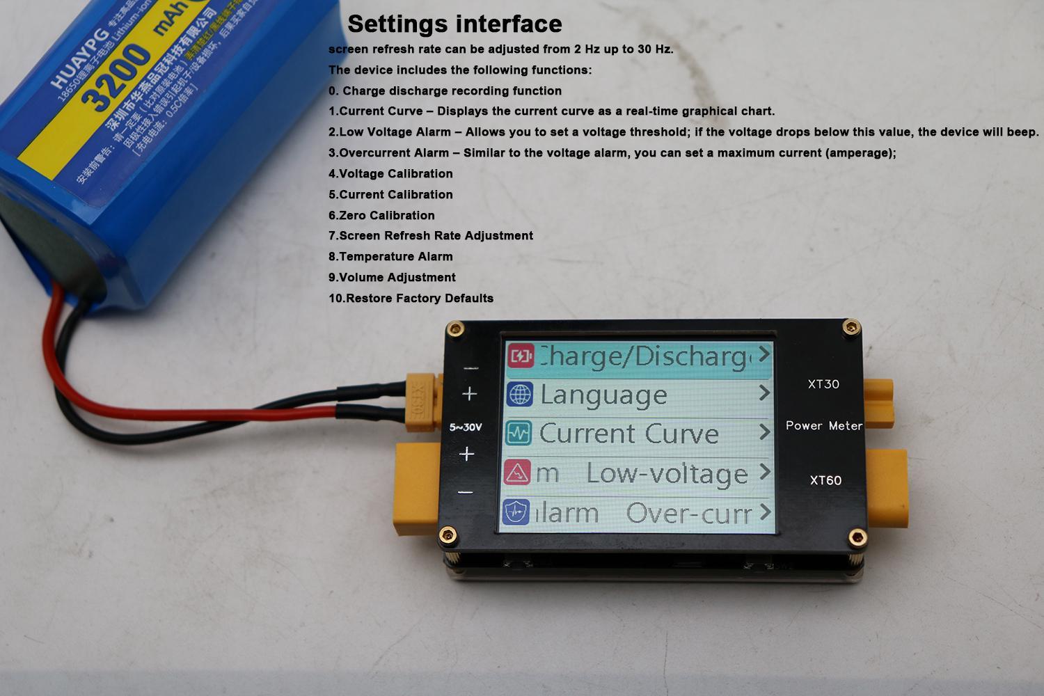 2.4Inch Display Power Meter XT - Drone Battery Voltage Checker incelemesi ve fiyatı