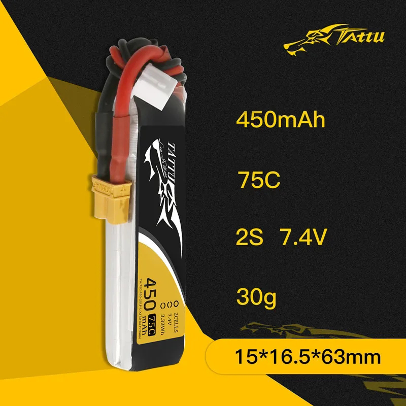 3Pcs NEW TATTU 450/500/550mAh  - Drone Battery 3S incelemesi ve fiyatı