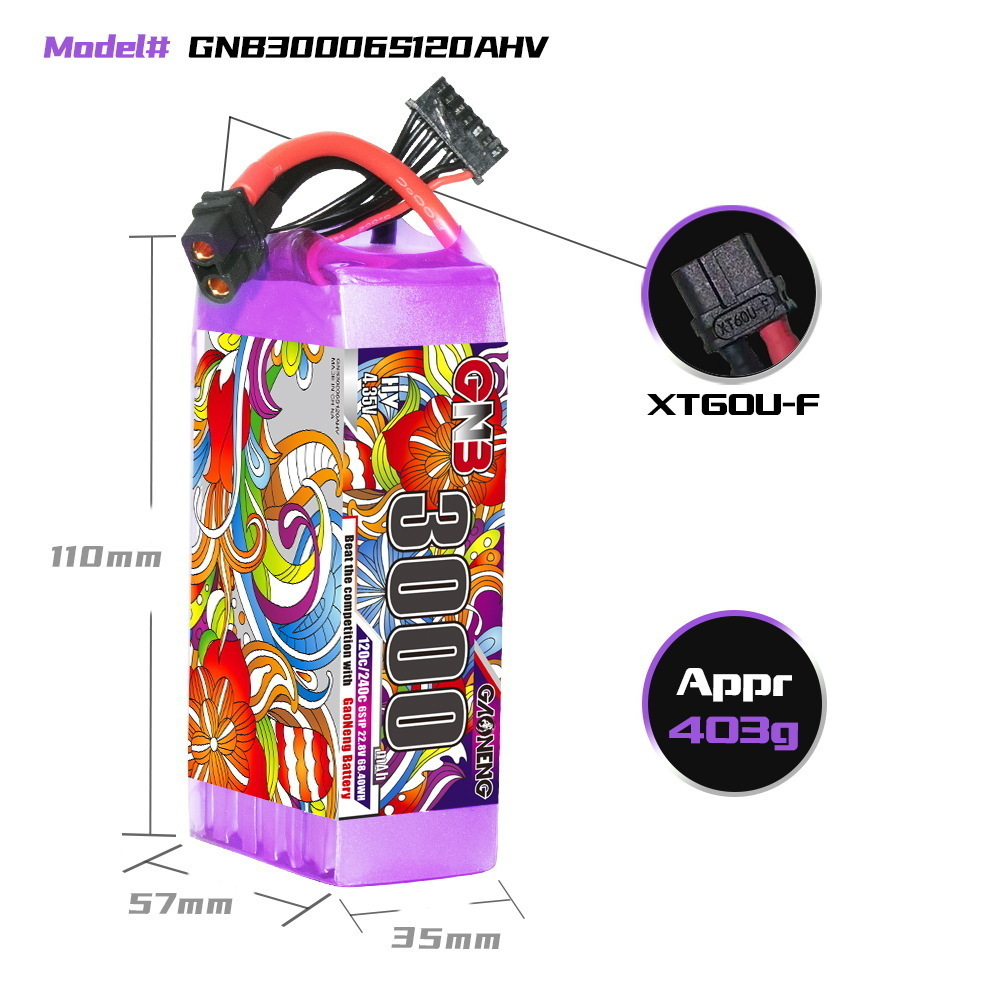 Original GNB HV 6S 22.8V 3000m - Drone Battery 4S incelemesi ve fiyatı