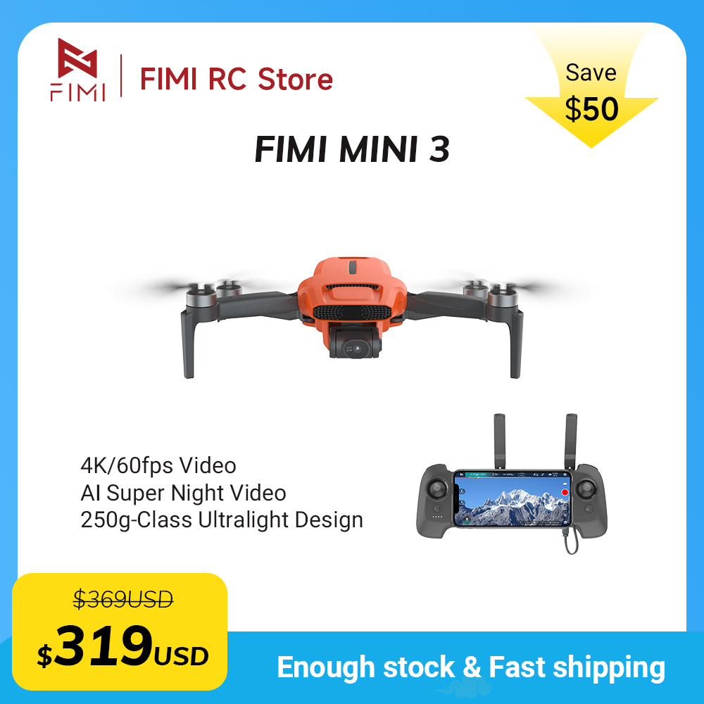 FIMI MINI 3 Camere drone 4K 60 - Drone Battery Li-Ion incelemesi ve fiyatı