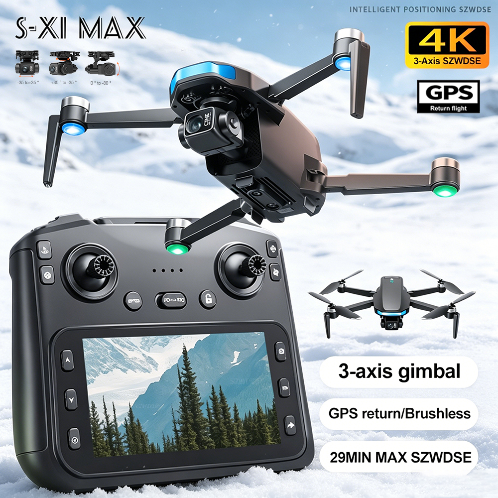 New S-X1 MAX Drone GPS 8K Prof - Drone Battery Case incelemesi ve fiyatı