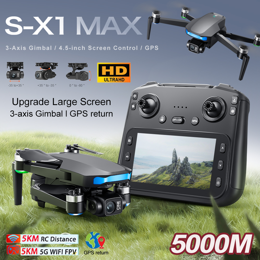 New S-X1 MAX Drone GPS 8K Prof - Drone Battery Case incelemesi ve fiyatı
