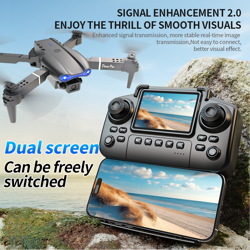 E99 PRO Drone Screen Control A - Drone Battery Case incelemesi ve fiyatı