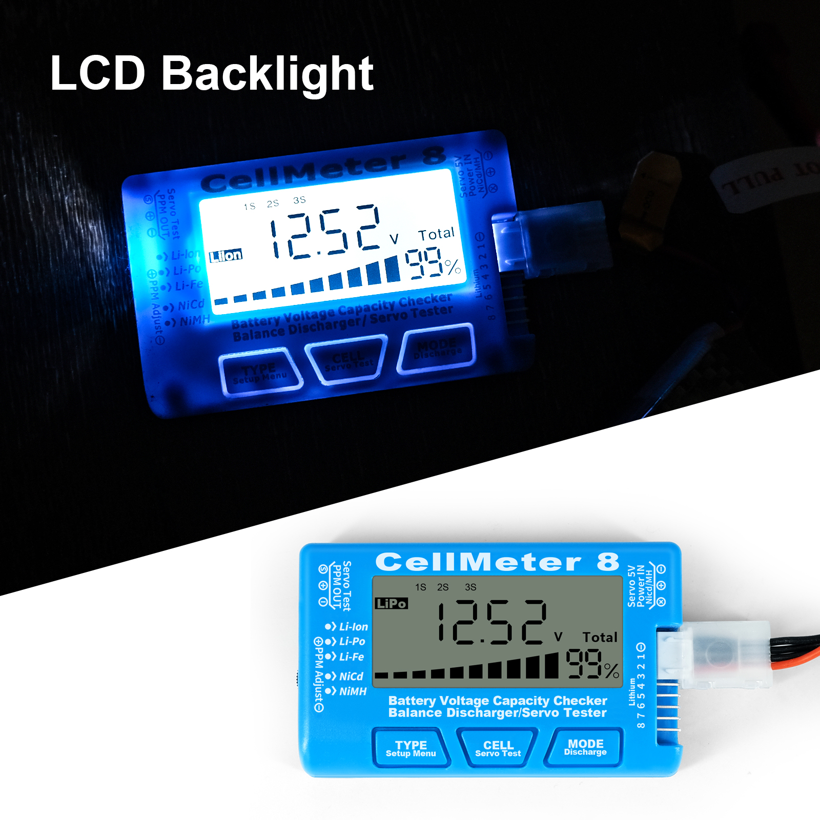 Rc Cellmeter-8 Digital Battery - Drone Battery Voltage Checker incelemesi ve fiyatı